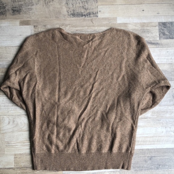 Reitmans Womens Large Sweater Cashmere Blend Soft Casual Formal Brown - Picture 7 of 7